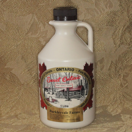 1L Plastic Jug of 100% Pure Canadian Maple Syrup