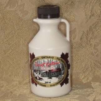 500mL Plastic Jug of 100% Pure Canadian Maple Syrup